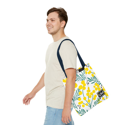 Bolso de mano con estampados florales llamativos (AOP)