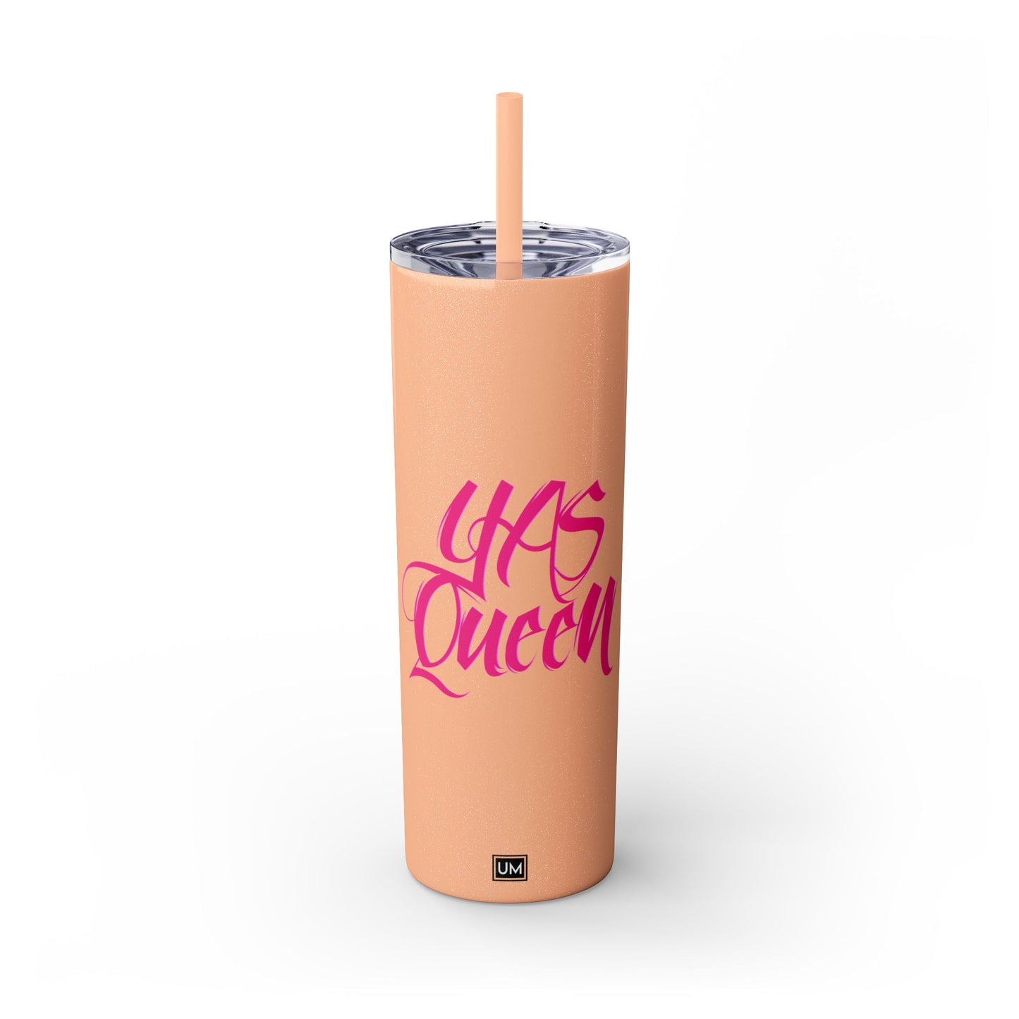 Queen Tumbler with Straw, 20oz