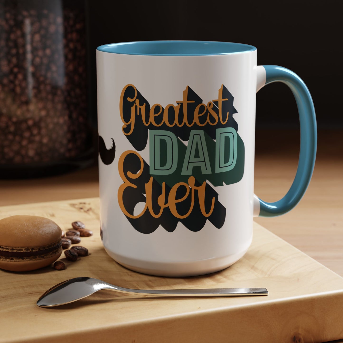 Taza de café con el mejor papá (11 oz y 15 oz)