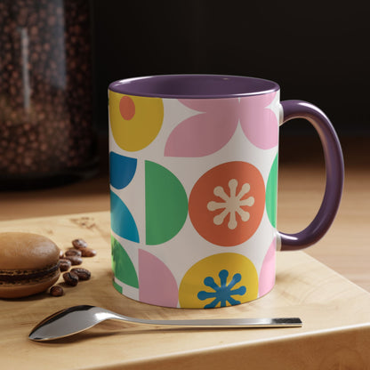 Taza de café colorida (11, 15 oz)