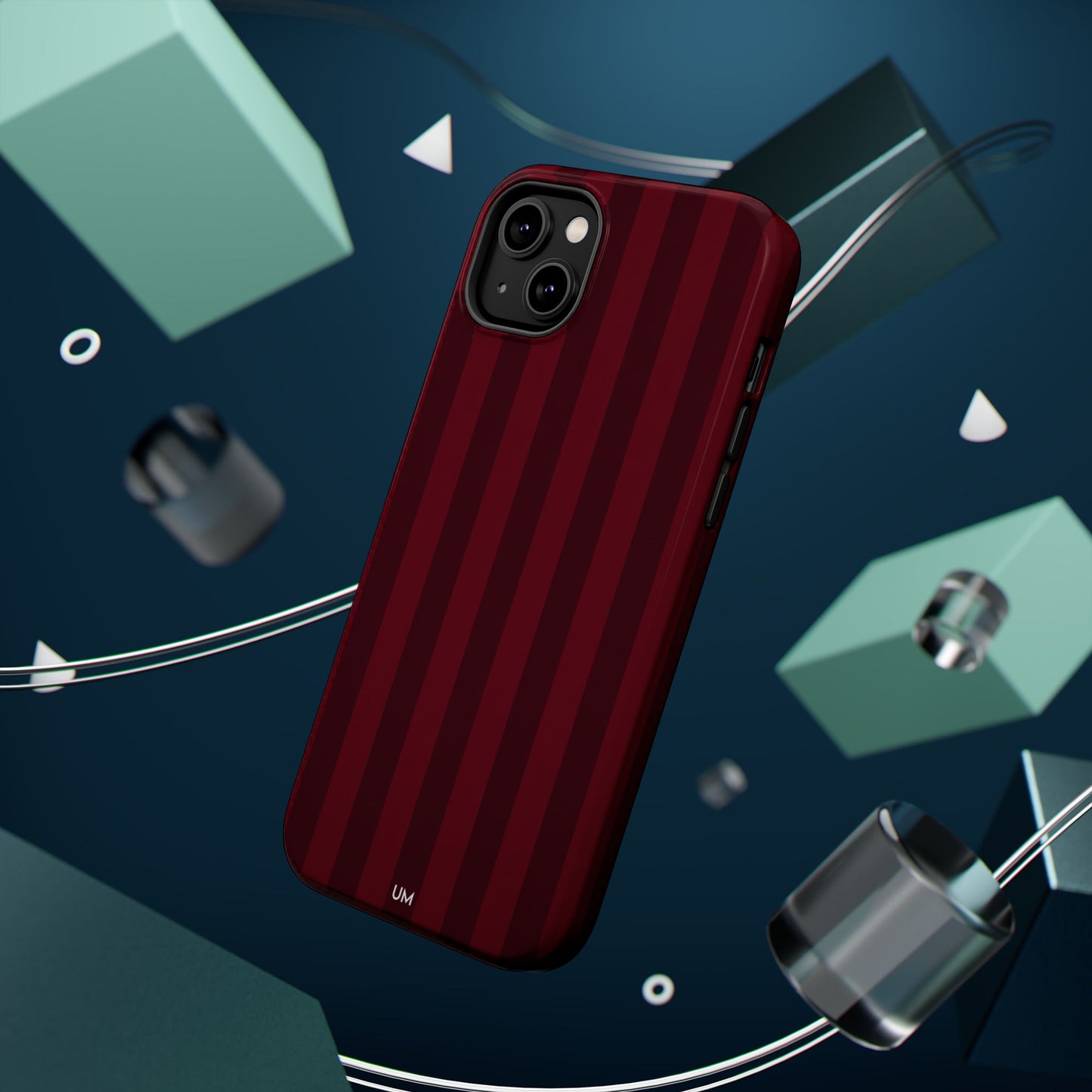 Bordeaux Pinstripe