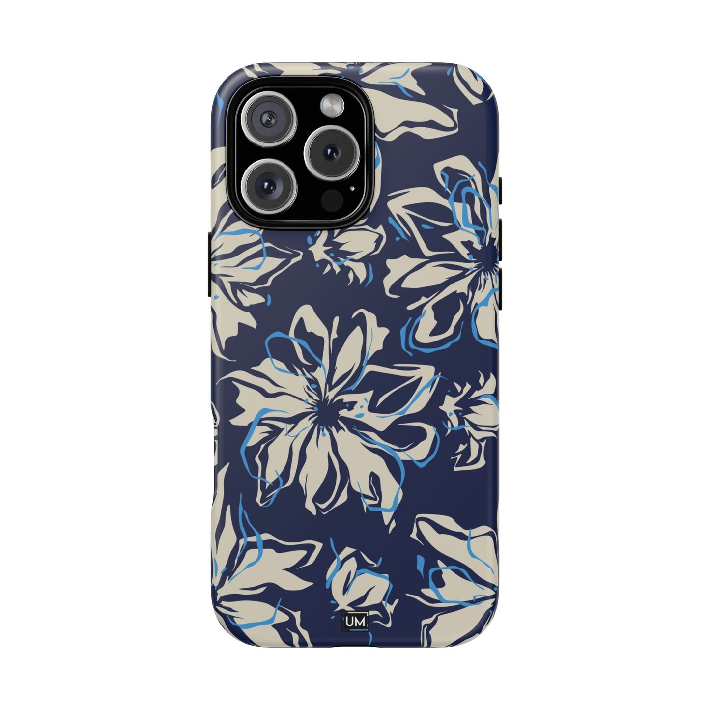 Blue Flor Tough Case