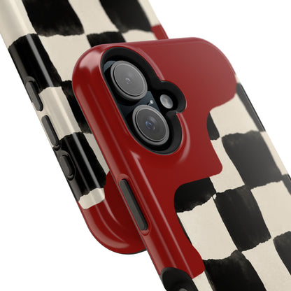 Checkerboard Red