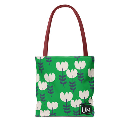 Bolso de mano con estampados florales llamativos (AOP)