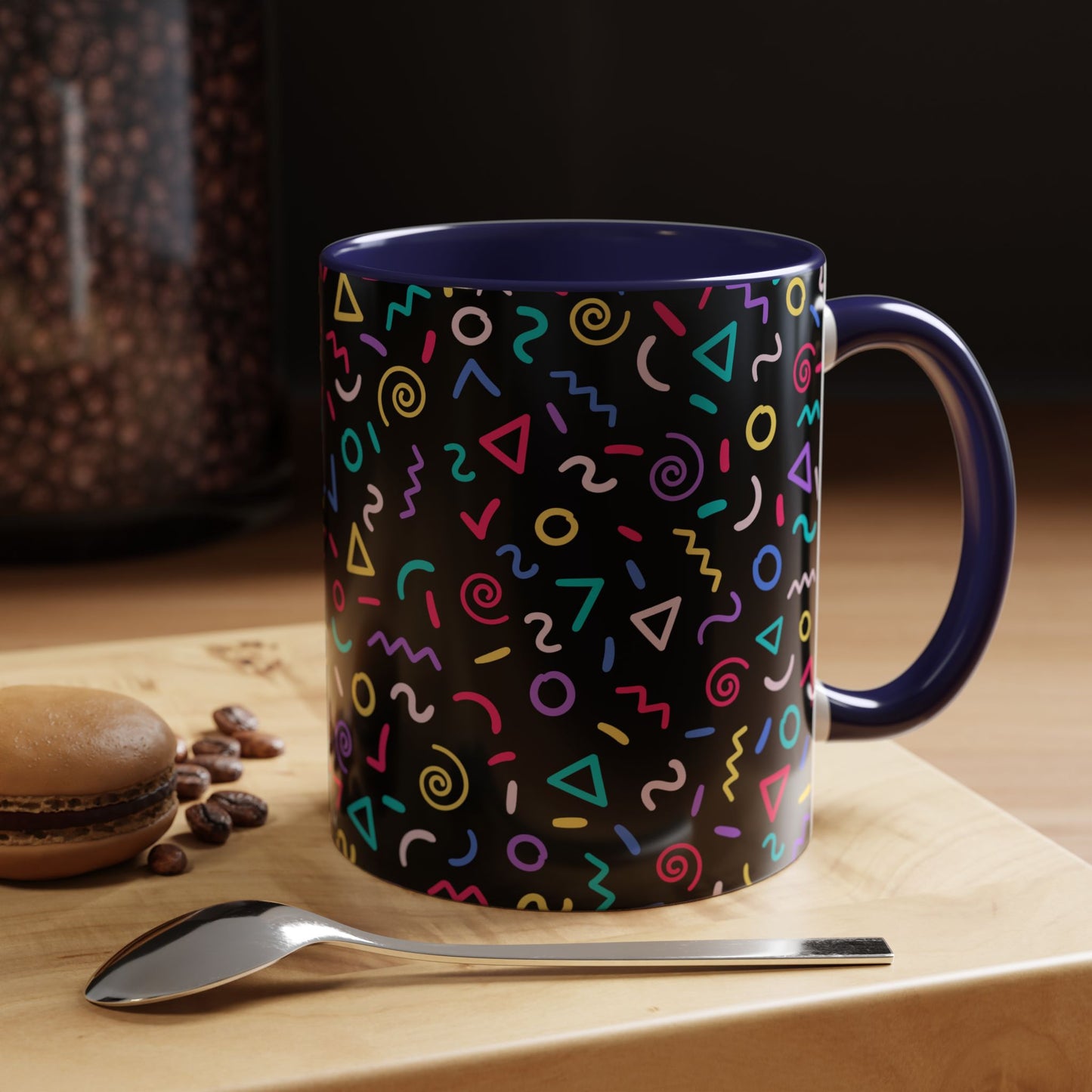 Taza de café con el mensaje "Amor por el café" (11, 15 oz)