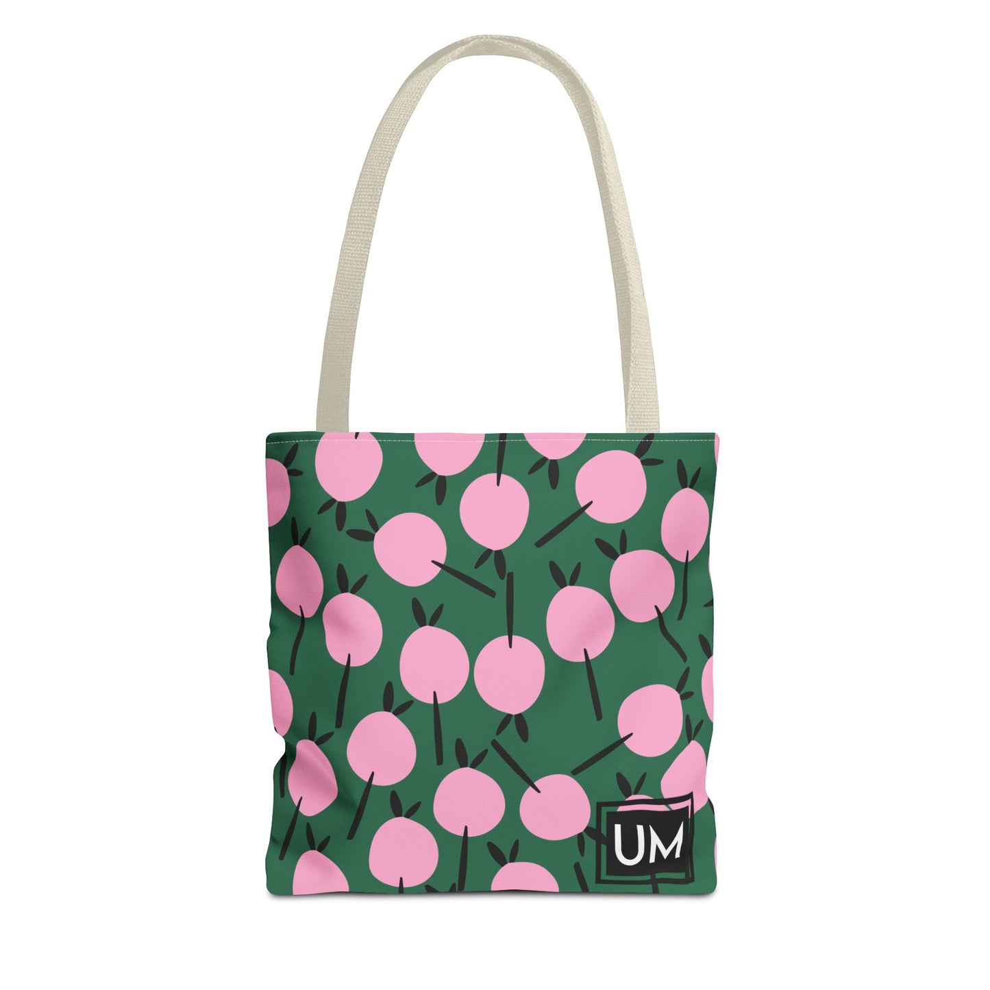 Bolso de mano con estampados florales llamativos (AOP)