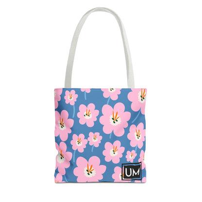 Bolso de mano con estampados florales llamativos (AOP)