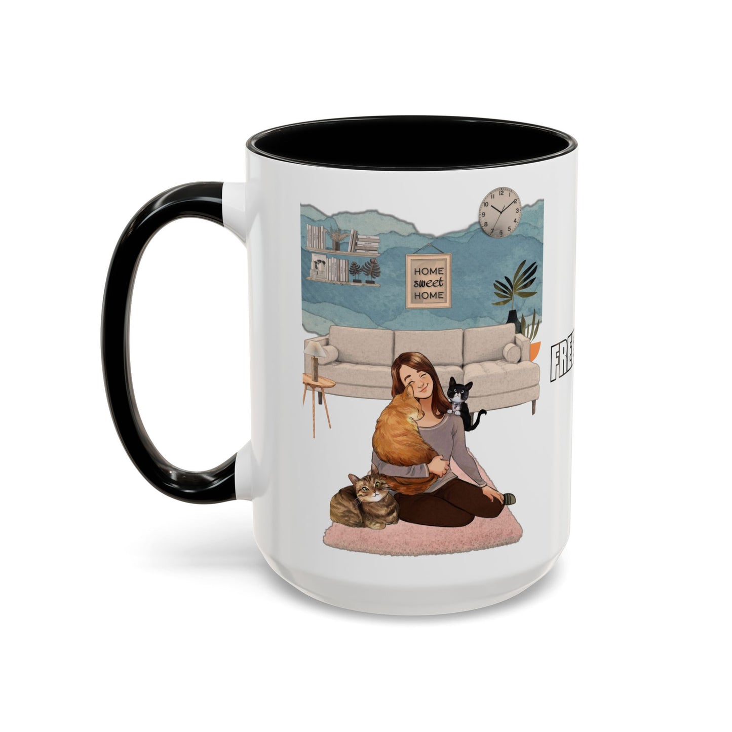 Taza de café con abrazos gratis (11 oz y 15 oz)