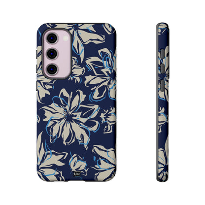 Blue Flor Tough Case
