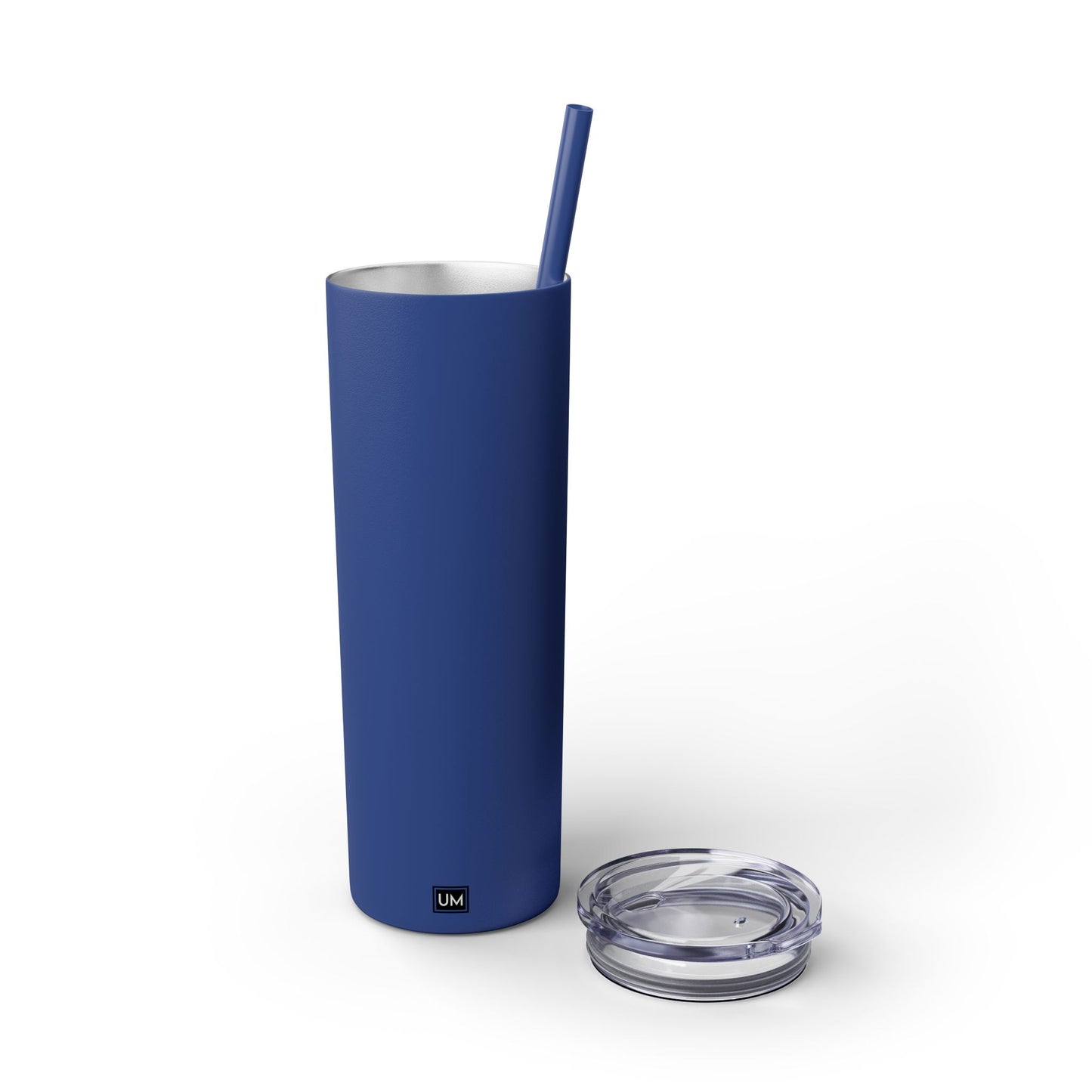 Plain Tumbler with Straw, 20oz